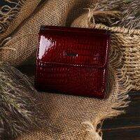 【CW】▥✔✈  Annmouler Luxury Wallets for Leather Card Holders Alligator Coin Purse Short Money Clip