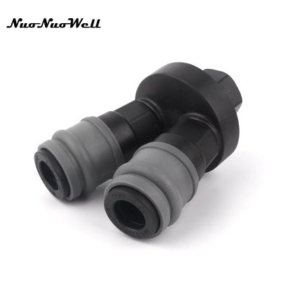1/4" Plastic Steel C type Pneumatic fittings High pressure Quick Coupler PU Tube Quick Connector Air Pipe Y two Way Connector Pipe Fittings Accessorie