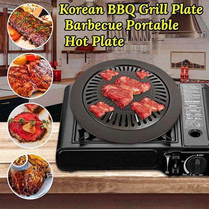 Non Stick BBQ Grill Plate for Gas or Electric Stove Lazada PH