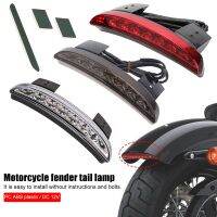 Bicycle Bike Light Motorcycle LED Fender Edge Brake Light Rear Tail Light For Bobber Chopper Waterproof Tail Solar Cycling Light