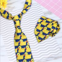 Little Yellow Duck Tie Mens Fashionable Tie