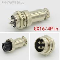 1set GX16 4 Pin Male Female Diameter 16mm Wire Panel Connector L72 GX16 Circular Connector Aviation Socket Plug