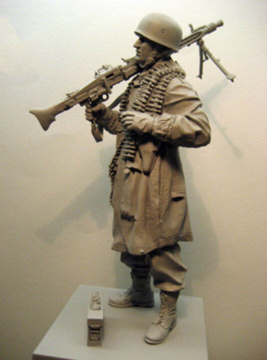 Maple Leaf GK 1/16 World War II soldier resin model white model F20 ...