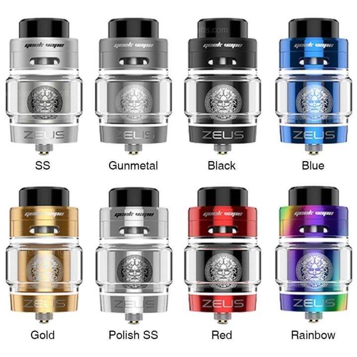 Geekvape Zues Dual Coil RTA Zeus Tank(11) 810 510 driptip Lazada