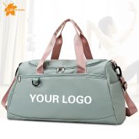 Mens Gym Bag Womens Gym Bag Wet Dry Bag Handbag Swimming Shoulder Strap Weekend Fitness Training Bag Custom Logo Print Name