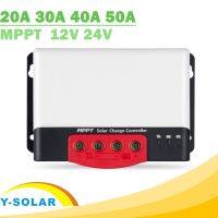 20A 30A 40A 50A Solar Charge Controller MPPT Auto 12V 24V Solar Battery Regulator for Max 1320W and Bluetooth-Compatible Charger