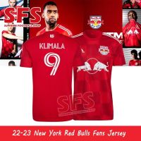 shot goods 【SFS】Top Quality 22-23 MLS New York Red Bulls Jersey Football SOCCER Black Pink Sports Jerseys Loose Fans Version