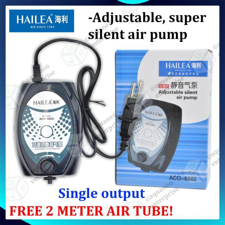 Hailea Super Silent Aquarium Air Pump Single Output ACO6602 aquarium