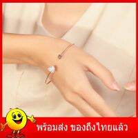 [พร้อมส่ง ของถึงไทยเเล้ว] กำไลข้อมือสตรี ประดับคริสตัลลายหัวใจ