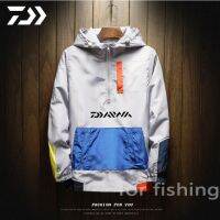 Daiwa เสื้อผ้าตกปลาแขนยาวระบายอากาศได้ดีแจ็คเก็ตมีฮู้ดสำหรับฤดูใบไม้ผลิฤดูใบไม้ร่วง2021