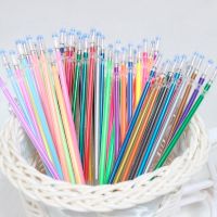 48 Colors A Set Flash Ballpoint Gel Pen Highlighters Refill Color Full Shinning Refills Painting Ball Point Pen