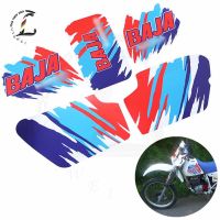 ดีคอลสำหรับมอเตอร์ไซค์สติกเกอร์สำหรับฮอนด้า XR250 Baja250 Baja XR 250จักรยานสกปรกสติ๊กเกอร์กราฟิกแบบออฟโรดถังน้ำมันสมบูรณ์