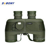 SVBONY SV27 กล้องส่องทางไกลทางทหาร Long Range 7x50 with Rangefinder Waterproof with Bak4 Porro Prism and Compass Marine High Clarity Telescope for Boating and Sea Adventure 50km