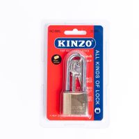 Kinzo แม่กุญแจ No.888L รุ่นพิเศษ มียางกันน้ำ พร้อมลูกกุญแจ 3 ดอก มีรุ่น 25 มม. และ 32มม.กุญแจ กุฐแจททองเหลือง กุญแจล็อค