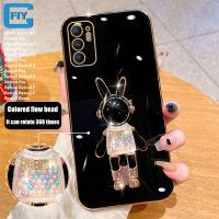 เคสโทรศัพท์อิเล็กโทรเพลทสุดหรูสำหรับ OPPO Reno 8 T 8 Z 7 Z 6 Z 5 Z 4 Z 5 F 4 F 2 F Reno8 Pro Reno7 Reno6 Pro Reno5 Pro Reno4 Pro Reno3 Reno2เคสโทรศัพท์นักบินอวกาศลูกอมกระต่ายเคสยอดนิยมที่มีชื่อเสียงทางอินเทอร์เน็ตมูลค่าสูง