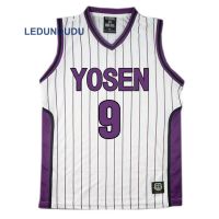 อะนิเมะตะกร้าคอสเพลย์ Yosen ชุดนักเรียน Murasakibara Atsushi ย์9 12กีฬาผู้ชายเสื้อยืดกางเกงขาสั้นบาสเกตบอลเครื่องแต่งกาย