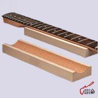 1 Piece GuitarFamily Guitar Bass Neck Rest Caul Neck Rest Long Neck Support Guitar Fretwork Cork Lined