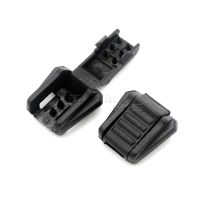 50pcs/lot Black Plastic Zipper Pull Strap Cord Ends For Paracord amp; Cord Tether Tip Cord Lock