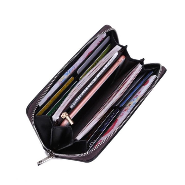 layor-wallet-กระเป๋าใส่เหรียญหนังสานสำหรับผู้ชาย-กระเป๋าใส่คลิปผมเงินกระเป๋าสตางค์แฟชั่นกระเป๋าคลัตช์กระเป๋าใส่บัตรกระเป๋าเก็บบัตรใส่หนังสือเดินทาง