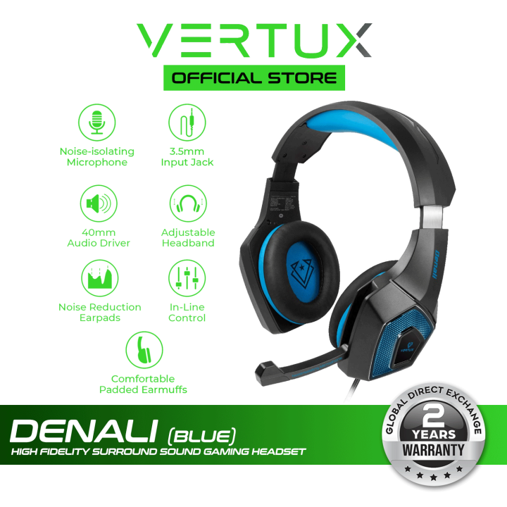 Vertux Denali High Fidelity Surround Sound Gaming Headset Lazada Ph 7420