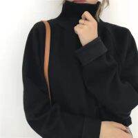 Turtleneck Sweater Women Fashion Pullover Woman Sweaters Solid Color Bottoming Sweater Womens Winter Sweaters Pullover Clothes