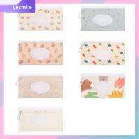 YESMILE อีวีเอ ถุงผ้าเช็ดเปียก เคสฝาพับ พร้อมหัวเข็มขัด กระเป๋าใส่เครื่องสำอาง น่ารักน่ารักๆ รีฟิล กระเป๋าเช็ดเปียก ผลิตภัณฑ์สำหรับเด็ก