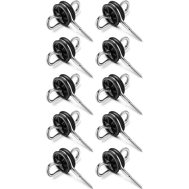 10Pcs Electric Fence Gate Handle Anchor Electric Fence Insulators Fence
