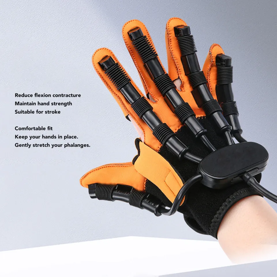 Robot Gloves Splint, Comfortable Fit Finger Rehabilitation Trainer