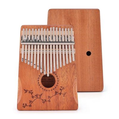 【YF】 Kalimba 17-key Mahogany Thumb Musical Instrument Performance Recording