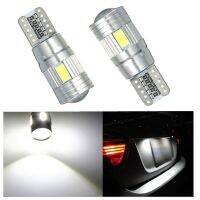 T10 5630smd แอลอีดีแคนบัส6หลอดสำหรับ W5w รถยนต์194 168 Dc 12V Blanc 6000 6500K