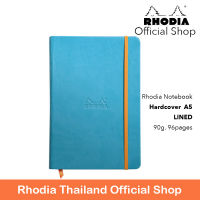 Rhodiarama : Notebook Hardcover - A5 Turquoise Blue (7470)Lined สมุดจดบันทึกจากฝรั่งเศส นำเข้าโดย Rhodia Thailand