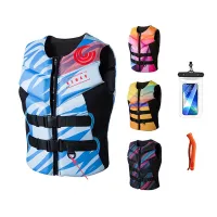 High Quality Adult Neoprene Life Jacket Professional Large Buoyancy Vest Water Sports Snorkeling Surfing Motorboat Safety Vest  Life Jackets