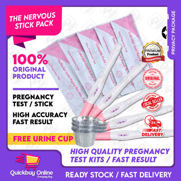 [ VALUE PACK 5PCS ] Pregnant Test Pregnancy Test Stick 100 Original