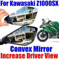 สำหรับคาวาซากิ Z1000SX Z1000 SX Z 1000 SX อุปกรณ์1000SX กระจกนูนเพิ่มกระจกมองหลังด้านข้างกระจกมองหลังวิสัยทัศน์