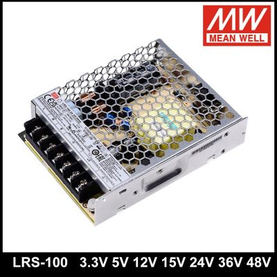 {“: หมายถึง LRS-100 85-264V AC ไปยัง DC 3.3V 5V 12V 15V 24V 36V 48V 100W สวิตช์จ่ายไฟสลับ LRS-100-24 LRS-100-5คนขับ