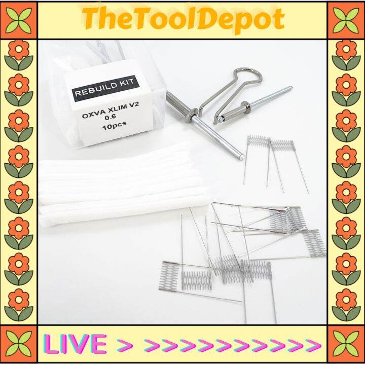 TheToolDepot Resistance coil part Rebuild kit for OXVA XLIM V2 0.6 ohm