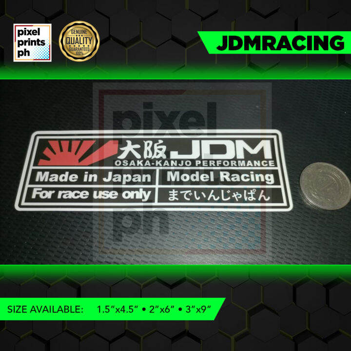 JDM RACING STICKER DECALS | Lazada PH