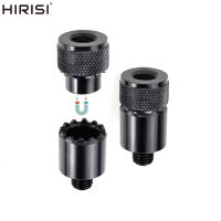 Hirisi 4ชิ้นตัวเชื่อมต่อการตกปลาคาร์พอะแดปเตอร์ตกปลาคาร์พอะลูมิเนียมสำหรับเบ็ดตกปลาสัญญาณเตือนสำหรับตกปลา AQ210