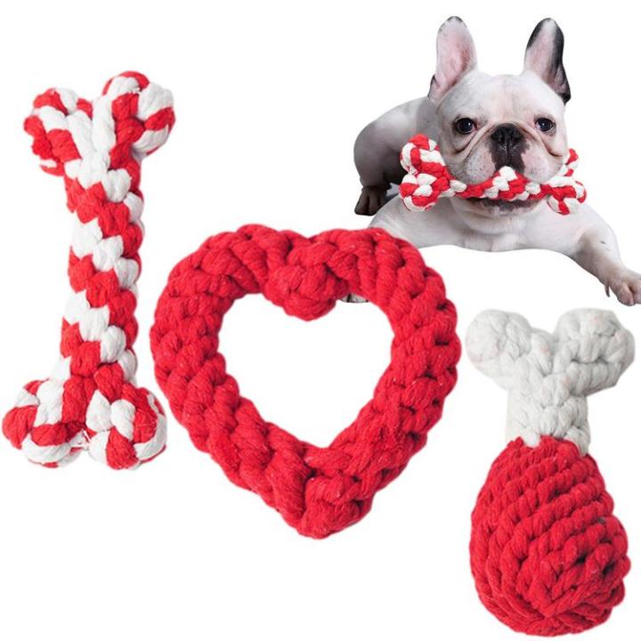 pet-cotton-rope-toy-dogs-and-cats-chewing-toy-stress-relief-prevents-lack-of-exercise-teething-safe-and-clean-training-rope-interactive-training-rope-toy-set-efficient