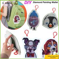 X โชว์หนังสืองานฝีมือ DIY สำหรับตบแต่งรูปสัตว์ปักรูปร่างพิเศษแบบเจาะเต็มรูปแบบกระเป๋าสตางค์ภาพวาดเพชรพลอยเทียม Dompet Koin งานปักครอสติชผู้หญิง