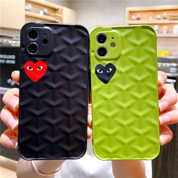 Fashion Cdg Play Comme Des Garcons Mobile Phone Case For Iphone 12 Pro Max 11 Pro