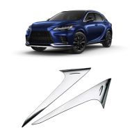 Rear Window Spoiler Trim ABS Rear Window Side Molding for Lexus RX450H RX200T RX350 2023 Exterior Accessories ,2PCS