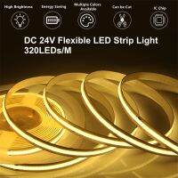 10M 24V COB LED Strip Lights 320LEDs/M High Density Flexible Tape 3000K 4000K Ribbon Cabinet Lamp for Living Room Kitchen Decor