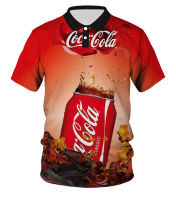 2023 new design- Coca-Cola polo~Coca-Cola high quality fully sublimated polo shirt050