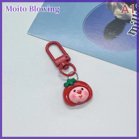 Moito พวงกุญแจบีเวอร์ตลกน่ารัก DIY เคสกระเป๋าเป้สะพายหลังจี้พวงกุญแจการ์ตูนพวงกุญแจหญิงสาวเครื่องประดับประณีตของขวัญมิตรภาพ