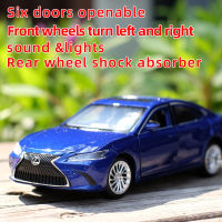 Toy Car 1:32 Lexus ES300 Metal Alloy Diecast Car Model Miniature Model With Sound Light Model Boys Gift Toys For Childrens