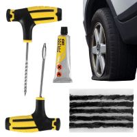 Flat Tire Repair Acuum Tyre Reparing Set Rubber Tubeless Car Wheels Motorcycle