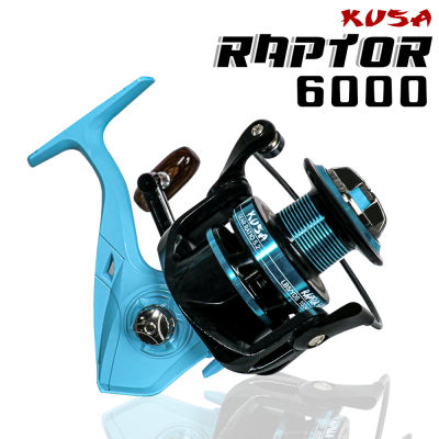 อุปกรณ์ตกปลา KUSA รอก - รุ่น RAPTOR (BLUE) รอกตกปลา รอกสปินนิ่ง Spinning