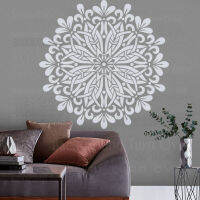 60 ซม.-100 ซม.Stencil Mandala ขนาดใหญ่พิเศษรอบสำหรับภาพวาด Wall Decors ชั้นแม่แบบผนังสีแม่แบบ vintage S157-mu xuan trade