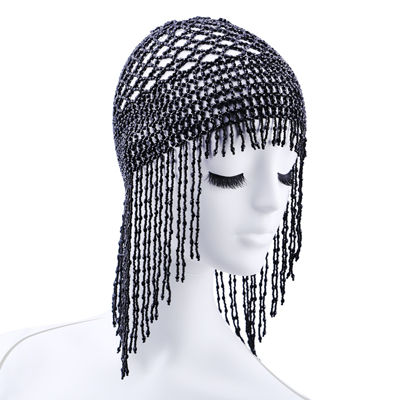 Girls Womens Exotic Cleopatra Beaded Belly Dance Head Cap Hat Hair Accessory Headpiece for Party Wedding Showing 1015